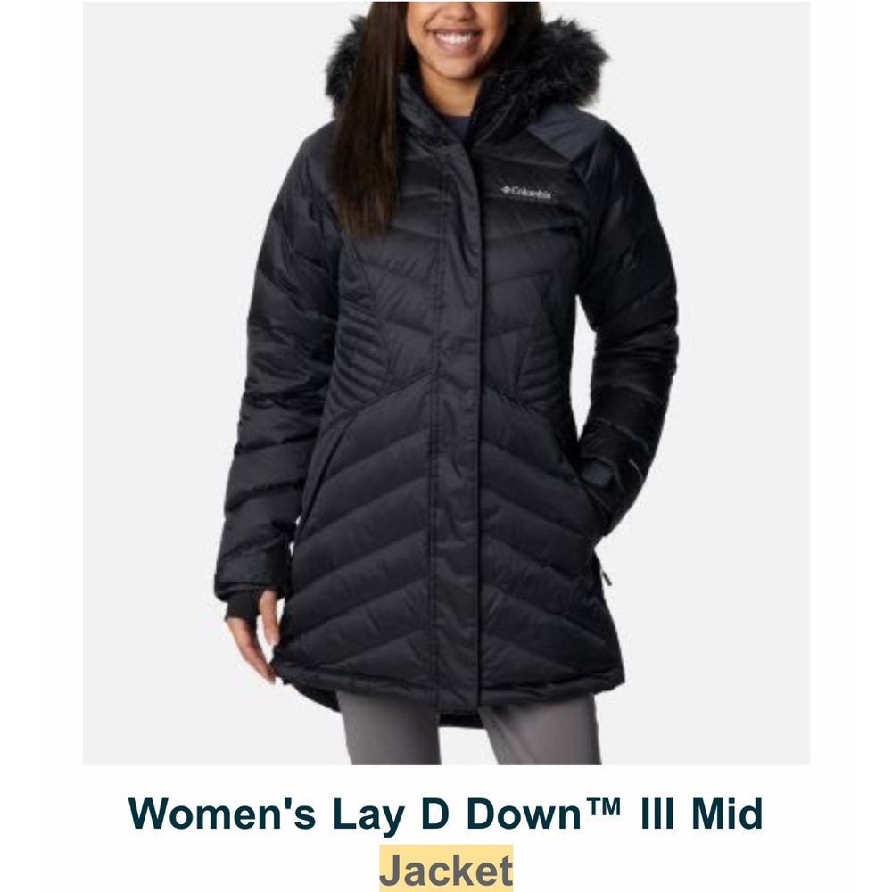 Black Columbia Coat 
Size XL
New with tags
